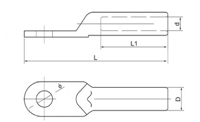 Cable Lug DL drawing