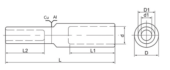 Cable Tube GTL drawing